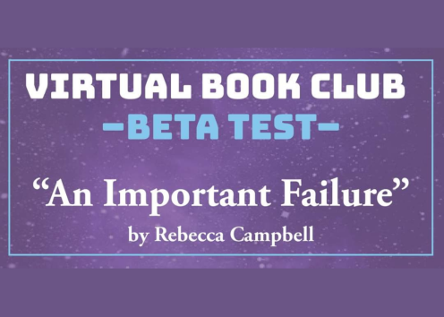 Beta Test Book Club: "An Important Failure" by Rebecca Campbell